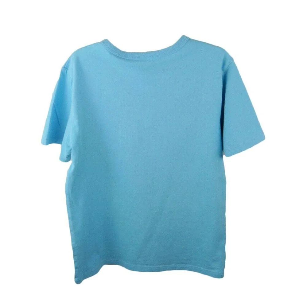 Big Boys Tee The Childrens Place Boys Blue Smart It Comes Naturally T-Shirt Sz M